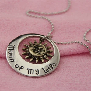 Collar colgante Sun and Moon of my life Juego de Tronos Game Of Thrones 2 CARAS - Imagen 1 de 5
