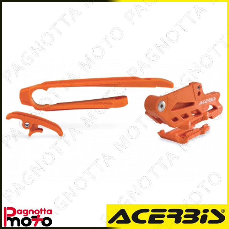 KIT PASSACATENA CON CRUNA CATENA ARANCIONE KTM EXC-F 540 2012>2016 - Immagine 1 di 1