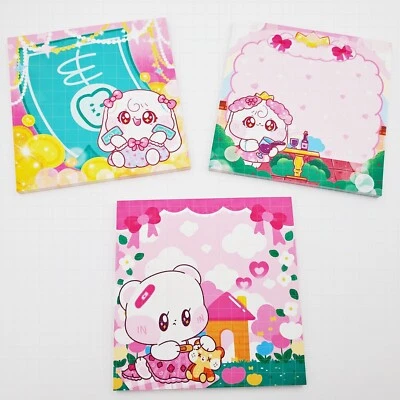Your choice of 1 set (50 sheets) note memopad, cute character anime kawaii note - Image 1 of 4