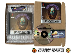 Oddworld Abes Oddysee PS1 Platinum - UK PAL VGC - High Quality Packing - Tracked - Picture 1 of 12