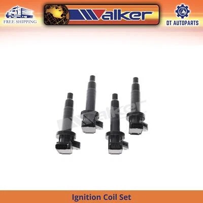 For 2000-2008 Toyota Corolla 1.8L L4 Ignition Coil Set Walker  2001 2002 2003 - Image 1 of 4
