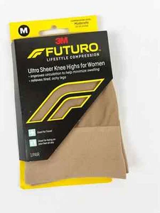[2] FUTURO ULTRA TRANSPARENTE KNIESTRÜMPFE KOMPRESSIONSSTRÜMPFE MODERAT [15-20mmHg] - med. - Bild 1 von 5