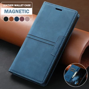 For Huawei P30 P20 Pro Lite P Smart 2019 Case Leather Magnetic Wallet Flip Cover - Picture 1 of 29
