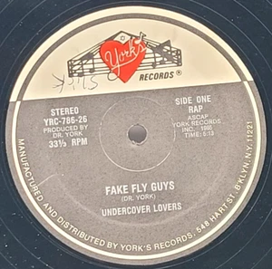 UNDERCOVER LOVERS - FAKE FLY GUYS - HIP HOP SINGLE YORK - Imagen 1 de 2