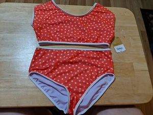 New Girls Plus Size XL (18 1/2) Sunflower Swim Set By Thereabouts - Picture 1 of 6