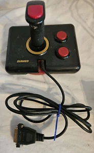 Vintage Gravis Analog Video Game Joy Stick Black Red Flight Controller PC - Picture 1 of 12