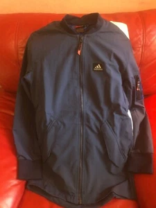 Adidas Derrick Rose Chicago Bulls Bomber Jacket NBA Nwt Mens Size S Blue  - Picture 1 of 8