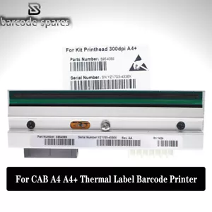 305dpi Printhead for CAB A4 A4+ Thermal Label Barcode Printer P/N 5954072 - Afbeelding 1 van 5