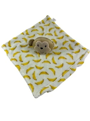 Luvable Friends Mono Amarillo Plátano Lovey Manta de Seguridad Bebé Infante Peluche Foto 1 de 4