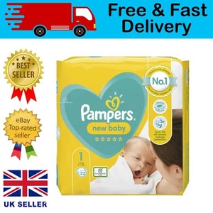 PAMPERS PREMIUM PROT NEWBORN SIZE 1 - 22pcs - Picture 1 of 3
