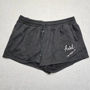 Disney Princess Shorts Youth XL Black Pull On Ariel Drawstring Casual - Picture 1 of 11