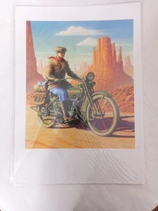 Vintage Harley Davidson A3 Print - Picture 1 of 4
