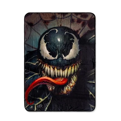 Marvel Venom Fleece Throw Blanket | 45 x 60 Inches - Image 1 of 4