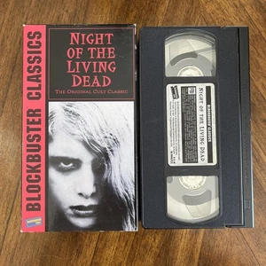 Night of the Living Dead 1993 (1968) Blockbuster Cult Classics B&W Horror VHS - Picture 1 of 5