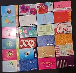 Lot Of 24 Kohl's Gift Cards -  NO VALUE - Collectible And Rare - Picture 1 of 5