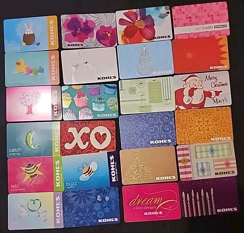Lot Of 24 Kohl's Gift Cards -  NO VALUE - Collectible And Rare - Image 1 of 4