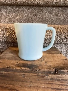 Fire King Jadeite Coffee Mug Original 1948 Mid Century Modernism Green - Picture 1 of 4