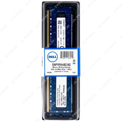 Dell 8GB DDR3-1600 DIMM A8733212 SNPVR648C/8G Factory Sealed Desktop Memory RAM - Image 1 of 2