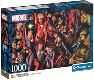 NEW Clementoni Jigsaw Puzzle 1000 Pieces HQC Marvel Universe Marvel Heroes - Picture 1 of 2