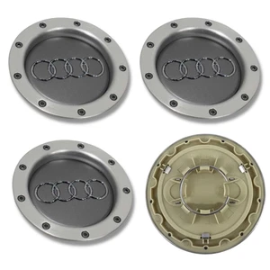 Alloy Wheel Centre Cap Hub x4 For Audi Silver 146mm TT S6 Q5 Q7 RS6 8D0601165K - Picture 1 of 12