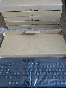 6 x Brand New Lenovo Traditional USB Keyboard Black - QWERTY UK - Picture 1 of 4
