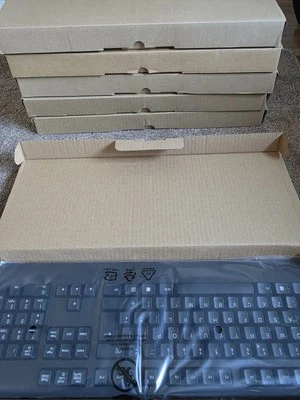 6 x  Brand New Lenovo Traditional USB Keyboard Black - QWERTY UK - Image 1 of 4