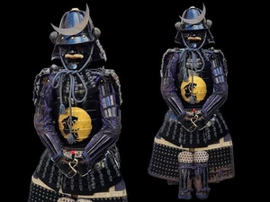 Armatura samurai giapponese Yoroi Mezzaluna replica dal Giappone - Foto 1 di 9