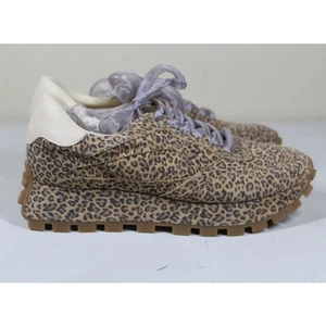 Dolce Vita Tricia Sneakers hellbraun Leopardenmuster Wildleder Damen 7,5 NEU - Bild 1 von 5