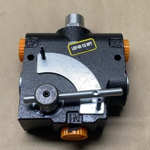 Hydraulic Adjustable Variable Flow Control Valve 0-16 GPM, 1/2” NPT LKF-60 - Picture 1 of 8