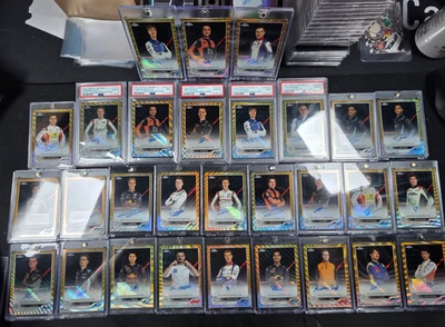 2022 Topps Chrome Formula 1 F1 29x Gold Wave Autograph Lot Raw/PSA See Desc! - Image 1 of 4