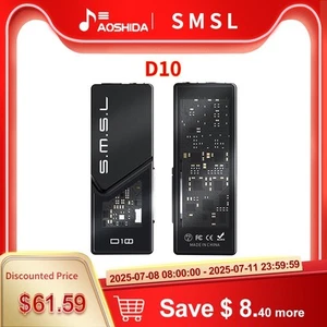 Amplificador de auriculares portátil SMSL D10 USB DSD256 3,5 mm/4,4 mm salida de auriculares - Imagen 1 de 10