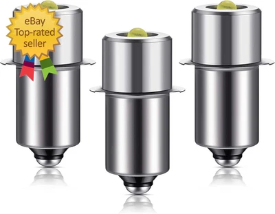 3 Pieces LED Bulb 3W DC 4-12V Flashlight Bulbs Replacement Torch Flashlight - Image 1 of 4