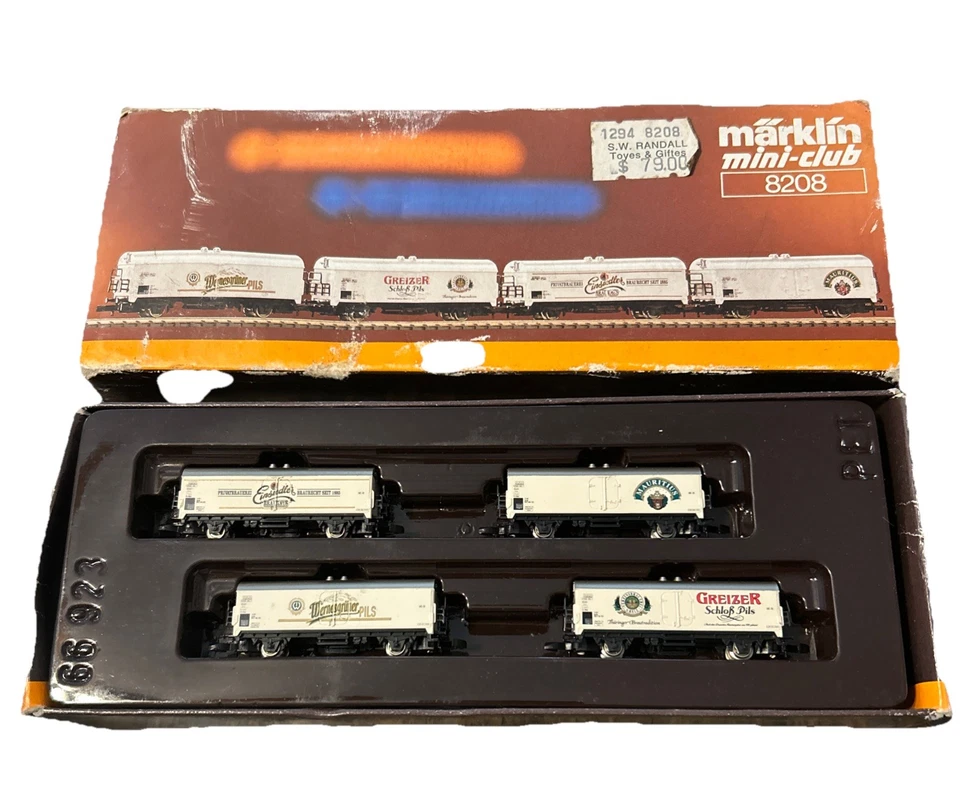 *Märklin Mini-Club *8208* Freight Car, Beer Car Set* Excellent Cond/Original Box - Image 1 of 4