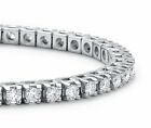 Bracelet Tennis Homme Femme or Blanc 18KT 750 Diamants Bracelet Or Diamants