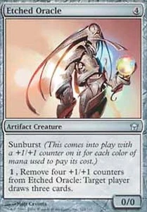 *MRM* FR/VF 4x Oracle Grave / Etched Oracle MTG 5DN - Picture 1 of 1