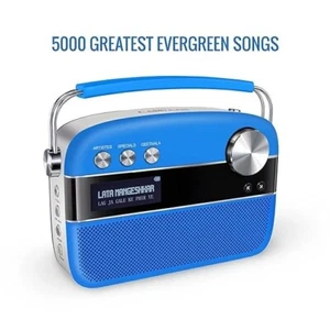 Saregama Carvaan Premium- Portable Music Player with 5000 Preloaded Songs FM/AUX - Picture 1 of 4
