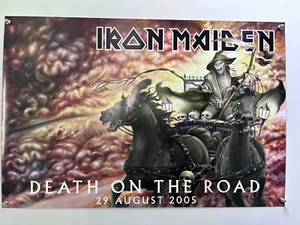Iron maiden Poster Bruce Dickinson Double Sided Death On The Road Metalogue 2005 - Picture 1 of 12