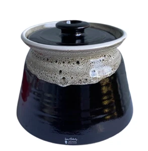 Louis Mulcahy Pottery IRISH Ceramic STEW BEAN COVERED CASSEROLE NEW 27" H - Picture 1 of 4