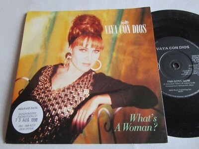 Vaya Con Dios – What's A Woman? RCA Records PB43809 P/S Promo Label 7inch Single - Image 1 of 4
