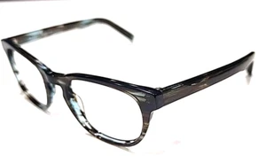 Warby Parker Preston 140 Brown Blue Marble Oval Eyeglasses Frame 49-20 140 - Picture 1 of 7