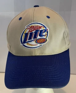 Acme Brand Miller Lite Beer Tan / Blue Adjustable Hat - Picture 1 of 4