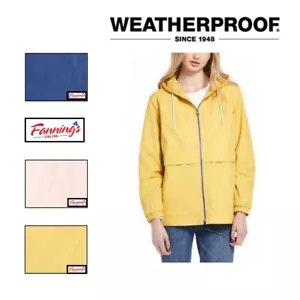 Weatherproof Women's Rain Slicker Jacket Coat | J52 - Picture 1 of 14