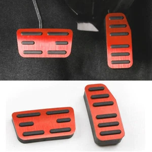 Pastilla de freno acelerador coche aluminio rojo moldura pedal para Honda HR-V Vezel 2016-2022 - Imagen 1 de 6
