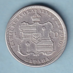 USA - Hawaii. 1883 Quarter Dollar.. gVF - Part Lustre - Picture 1 of 2
