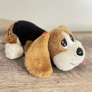 Vintage 2004 Mattel Pound Puppies Tricolor Hund Welpe batteriebetrieben Plüschtier - Bild 1 von 9