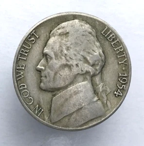 1954-S 5c Jefferson Nickel coin - Bild 1 von 5