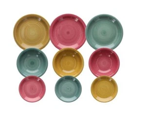 Servizio Piatti 18 Pezzi Louis Ande Ceramica colorata Tognana Saldo