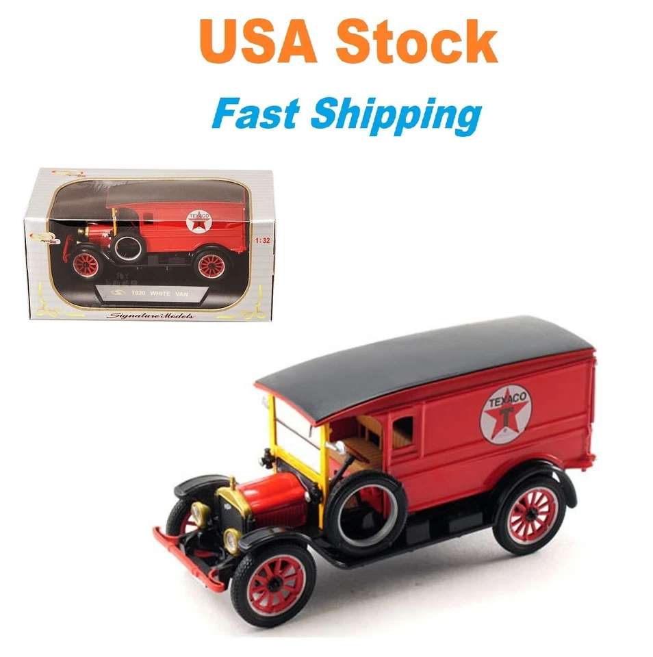 1920 White Van Texaco Signature Models 32322R Diecast Collectible Car 1:32 6" - Image 1 of 4