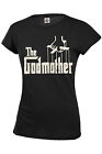 THE GODMOTHER T-SHIRT ASSORTED COLORS ADULT/WOMEN/V-NECK/LONG SLEEVE SIZES S-5XL