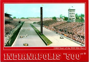 Rennstart 1983 Indianapolis 500 Race Motor Speedway Postkarte - Bild 1 von 2